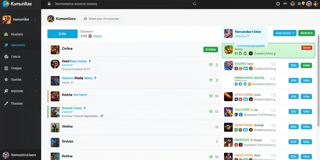 Screenshot dari mode permainan kompetisi.