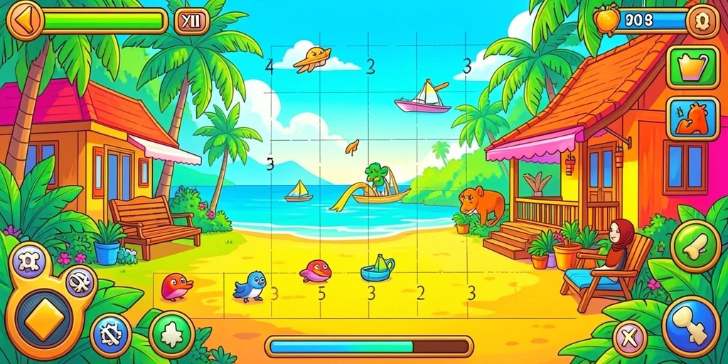 Tangkapan layar memperlihatkan fitur mode multiplayer yang seru.