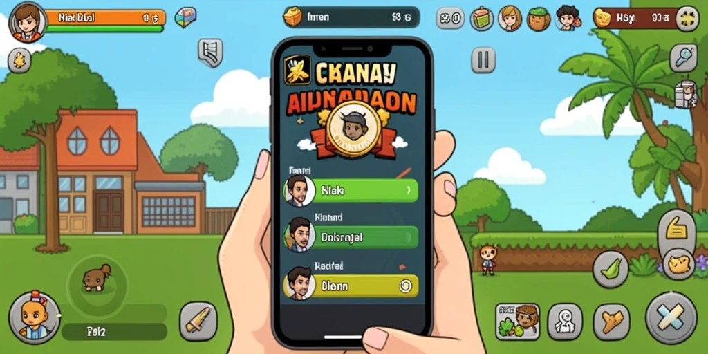 Aksi seru di setiap level game.