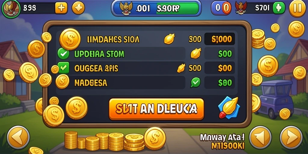 Sistem reward yang memotivasi pemain untuk terus bermain.