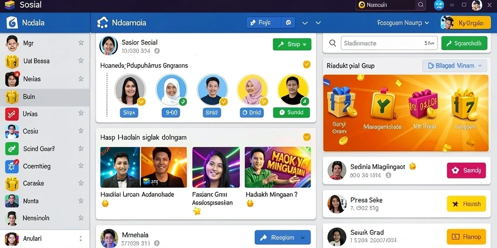 Kesempatan menang hadiah setiap hari dengan bonus harian.